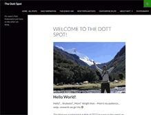Tablet Screenshot of dottspot.com